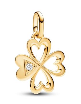 Pandora ME Heart Four-leaf Clover charm 763034C01