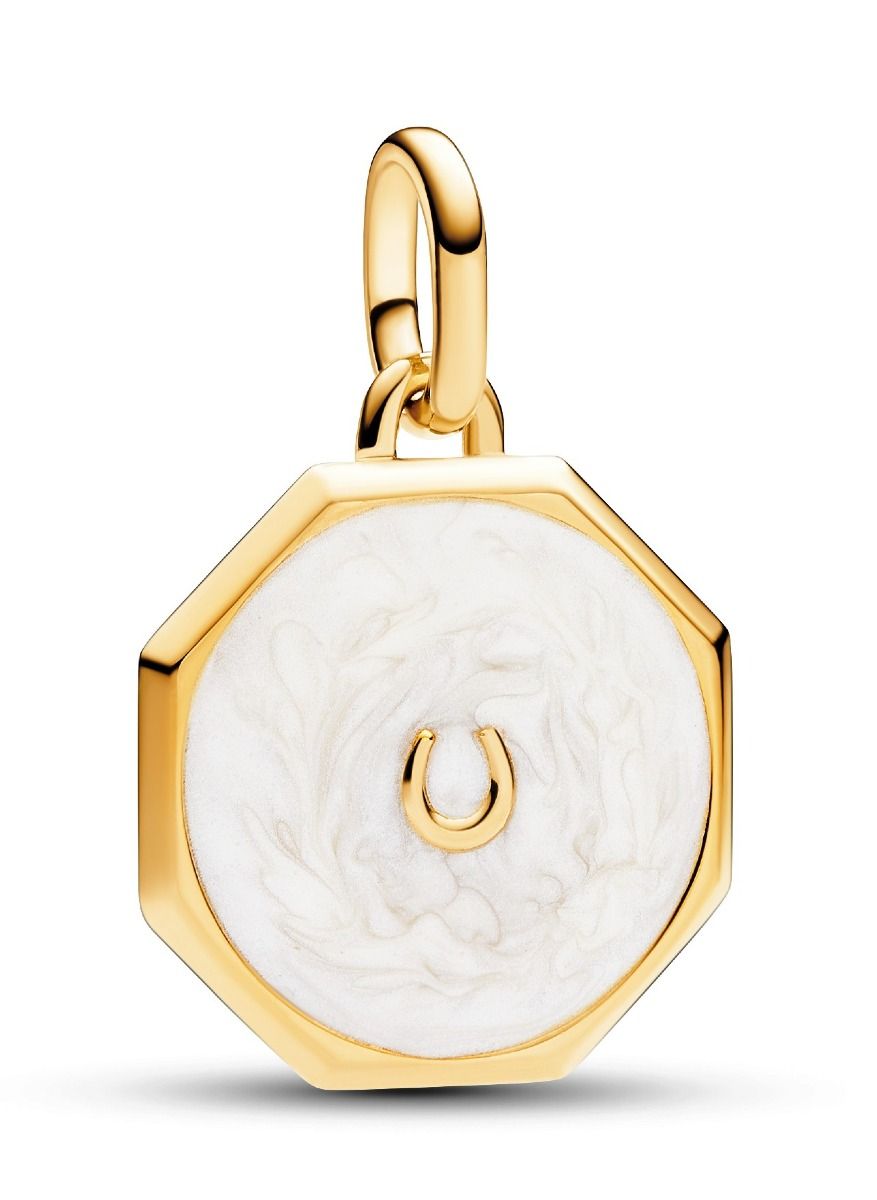 Pandora ME Lucky Horseshoe Medallion charm 763047C01  