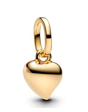 Pandora Moments goldplated mini heart charm 763691C00