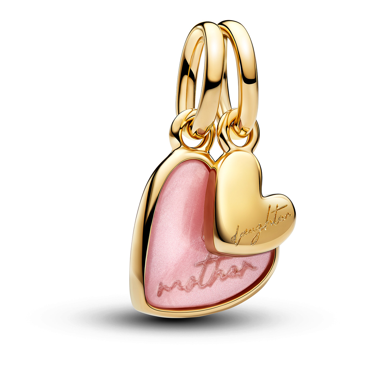 Pandora Moments gold-plated heart charm 763766C01