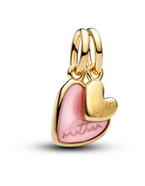 Pandora Moments gold-plated heart charm 763766C01