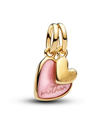 Pandora Moments gold-plated heart charm 763766C01