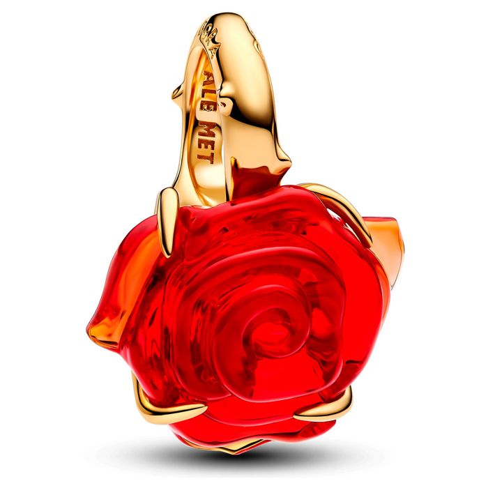 Belle's Radiant Rose Pandora Disney Belle Rose Charm Belle's