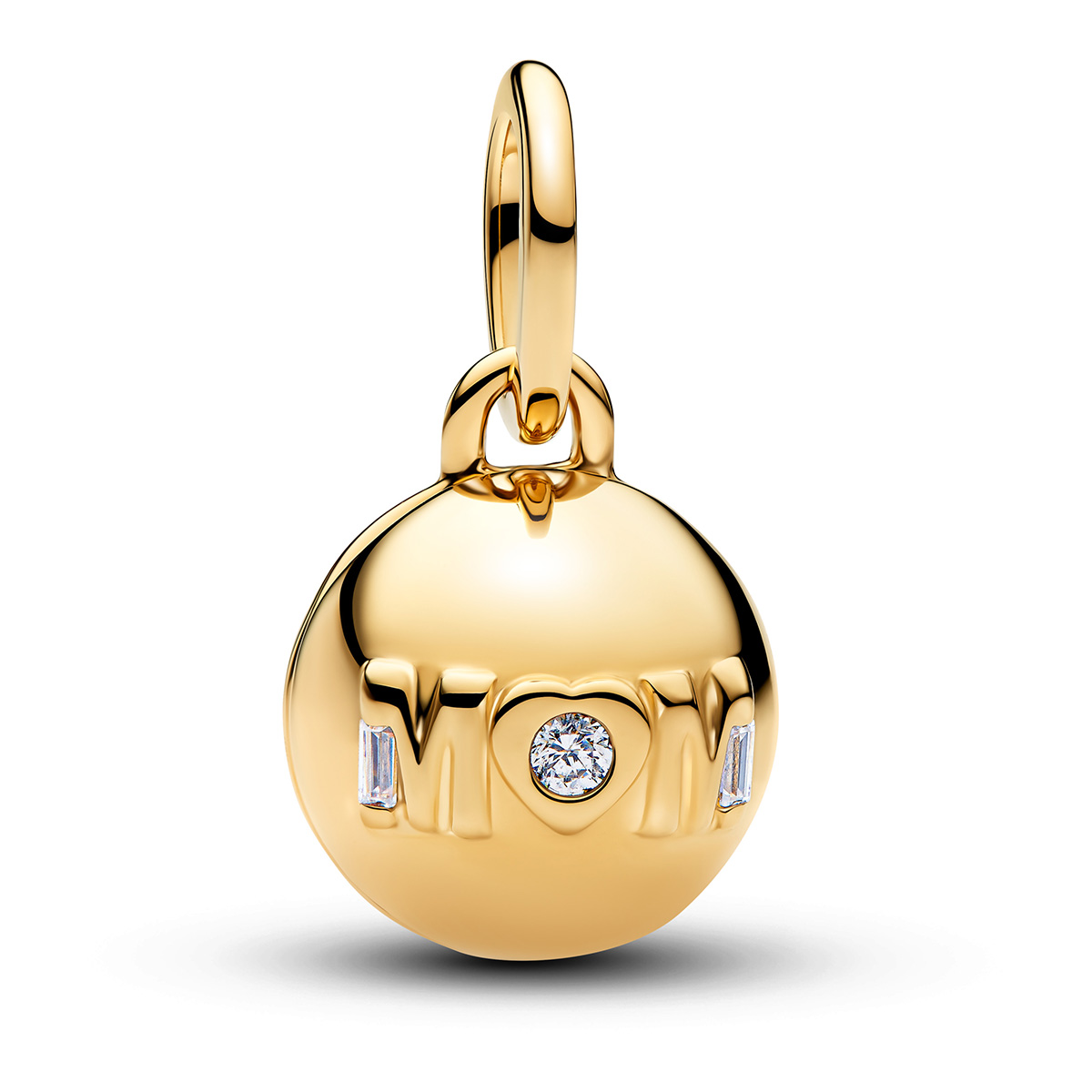Pandora Moments gold-plated MOM bead charm 764457C01