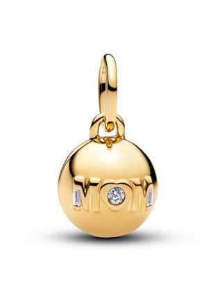 Pandora Moments gold-plated MOM bead charm 764457C01