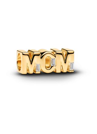 Pandora Moments gold-plated MOM charm 764459C01