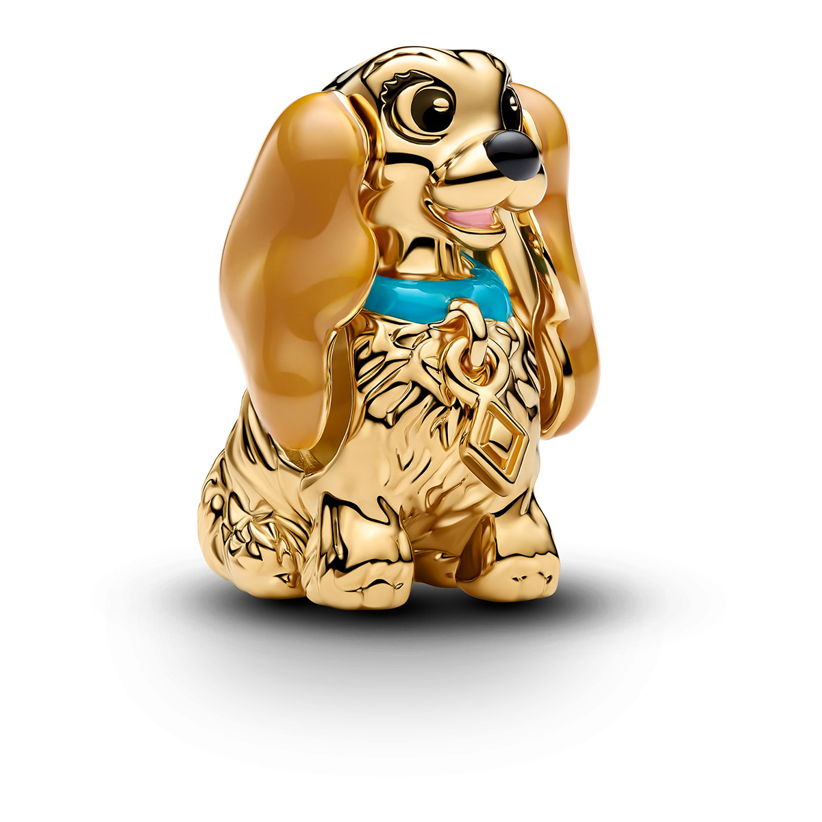 Pandora Disney gold-plated Lady charm 764468C01