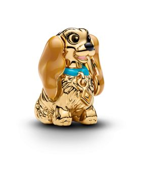 Pandora Disney gold-plated Lady charm 764468C01