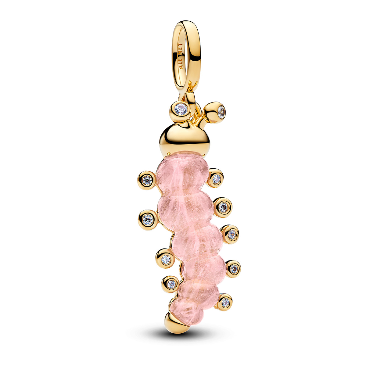 Pandora Moments gold-plated Caterpillar charm 764489C01