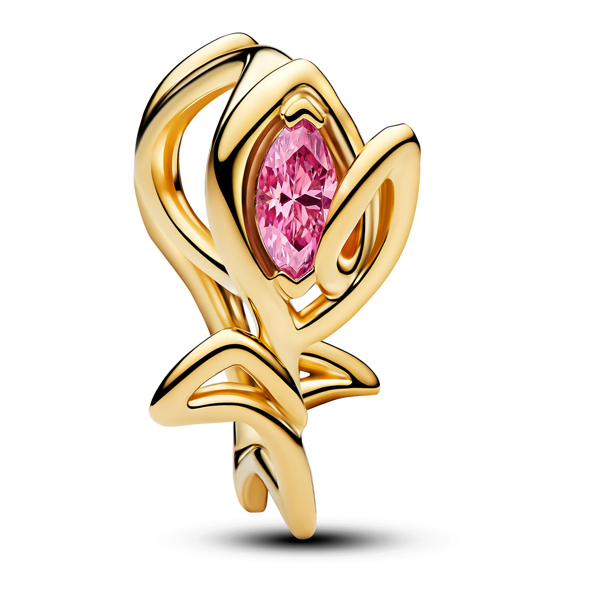 Pandora Moments gold-plated Tulip charm 764555C01