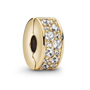Pandora Shine Clear Pave Clip charm 768658C01