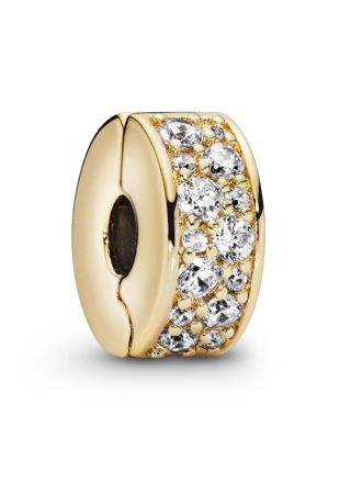 Pandora Shine Clear Pave Clip charm 768658C01