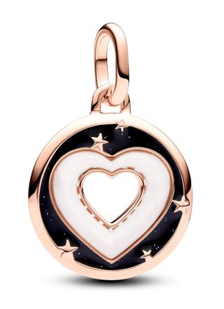 Pandora ME Hearts Medallion Charm 14k Rose gold-plated charm 783080C01