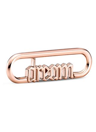 Pandora Me Charm Styling Dream Word Link 14k Rose Gold-Plated 789687C00