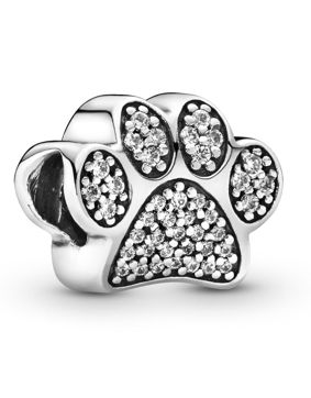 Pandora Sparkling Paw Print charm 791714CZ