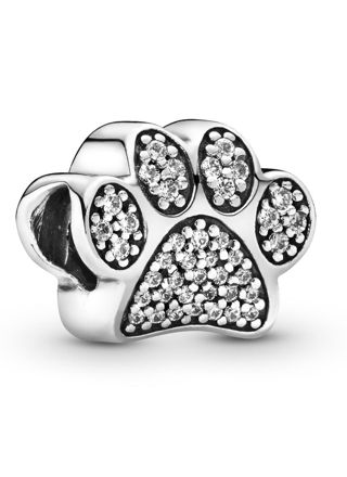 Pandora Sparkling Paw Print charm 791714CZ
