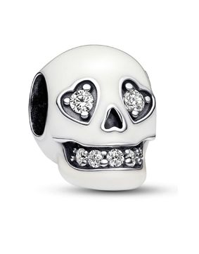 Pandora Halloween Glow-in-the-dark Sparkling Skull charm 792811C01