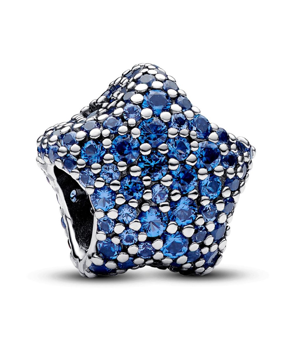 Pandora Moments Faceted Blue Murano Glass Sterling silver Blue