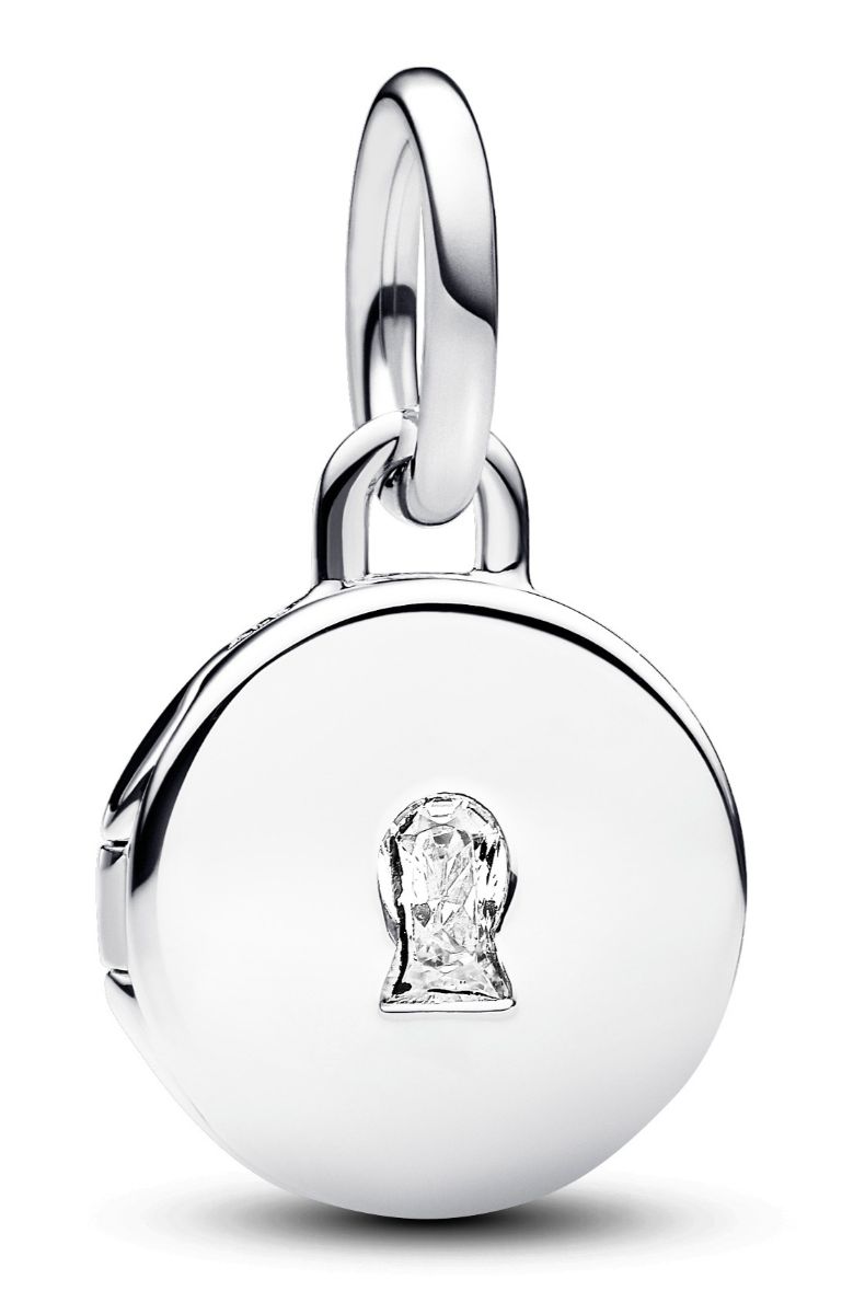 Pandora Moments Openable Engravable Love Locket Dangle Charm Sterling silver charm 793066C01 watchesonline