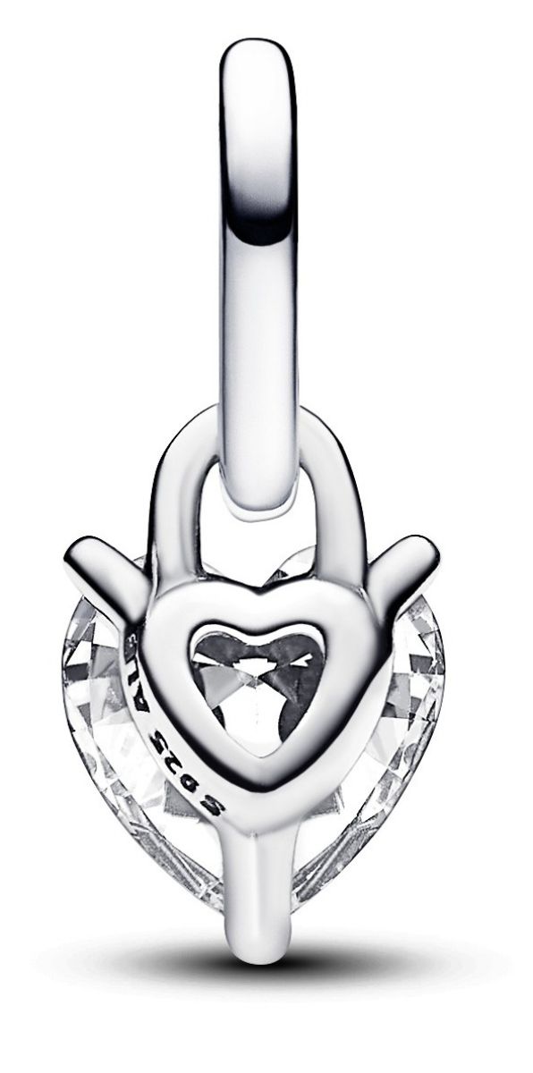 Pandora ME Broken Heart Mini Dangle Charm, Sterling silver