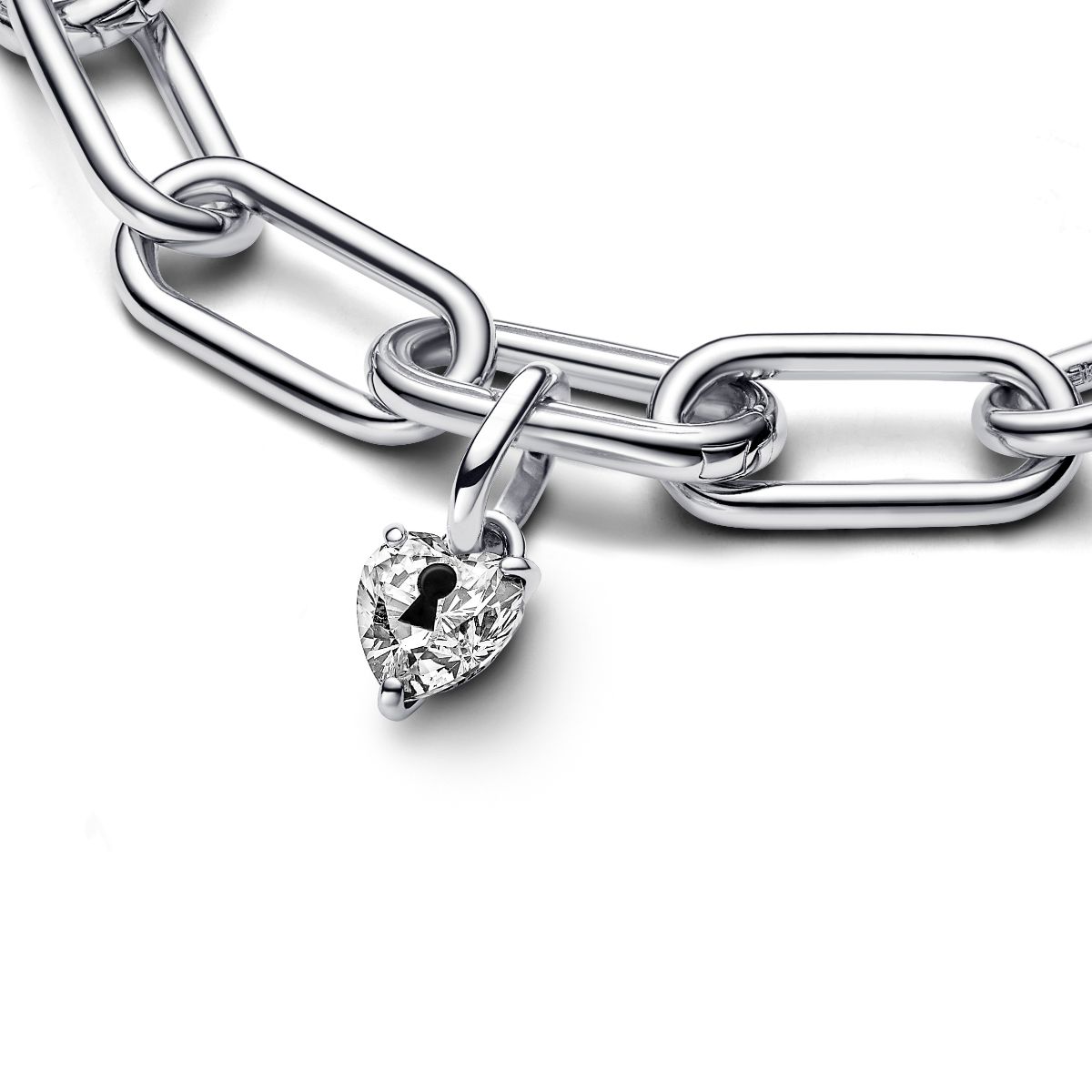 Pandora ME Keyhole Heart Mini Dangle Charm Sterling silver charm
