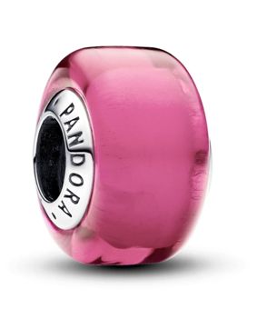 Pandora Moments Pink Mini Murano Glass Charm Sterling silver charm 793107C00
