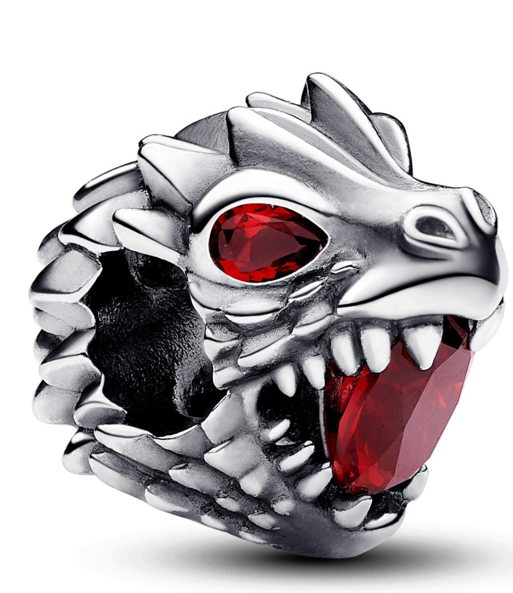 Pandora Game of Thrones Sterling Silver Dragon head charm 
