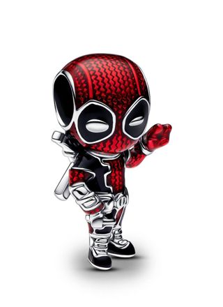 Pandora Marvel x Pandora Deadpool Sterling silver Enamel Red charm 793360C01