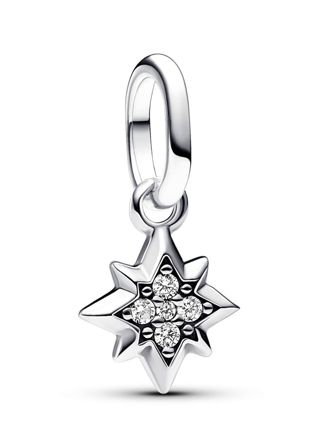 Pandora ME Star Mini Dangle Sterling silver Cubic Zirconia Clear charm 793370C01