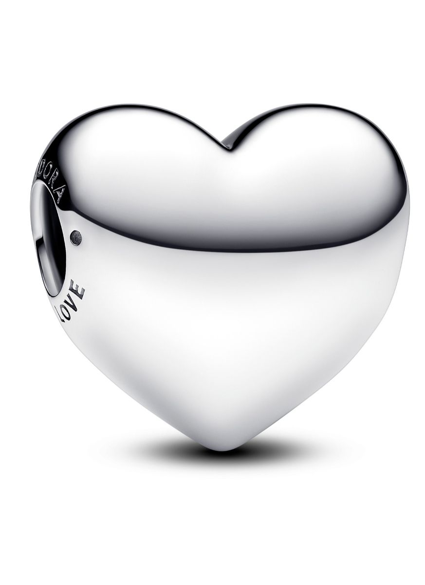 Pandora Moments Engravable large heart sterling silver charm 793440C00