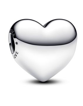 Pandora Moments Engravable large heart sterling silver charm 793440C00