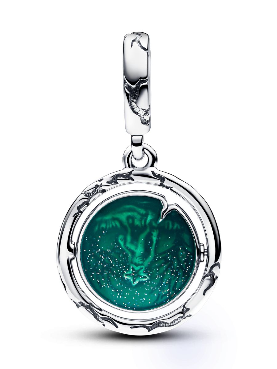 Pandora Stranger Things sterling silver spinning dangle glow in