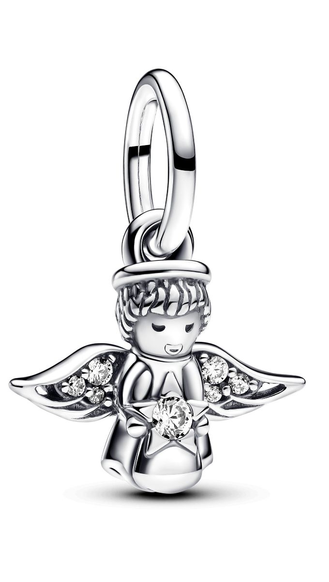 Pandora Moments Dangle Angel silver charm  793598C01
