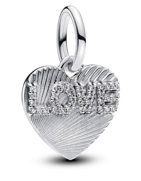 Pandora Moments Love engravable heart charm silver 793604C01