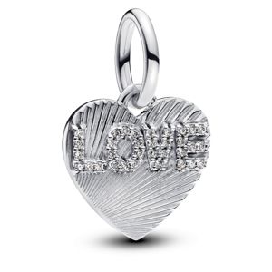 Pandora Moments Love engravable heart charm silver 793604C01