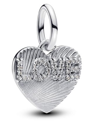 Pandora Moments Love engravable heart charm silver 793604C01
