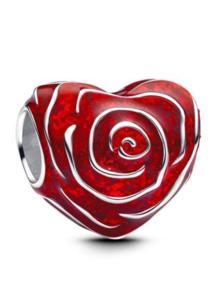 Pandora Moments rose heart charm 793673C01