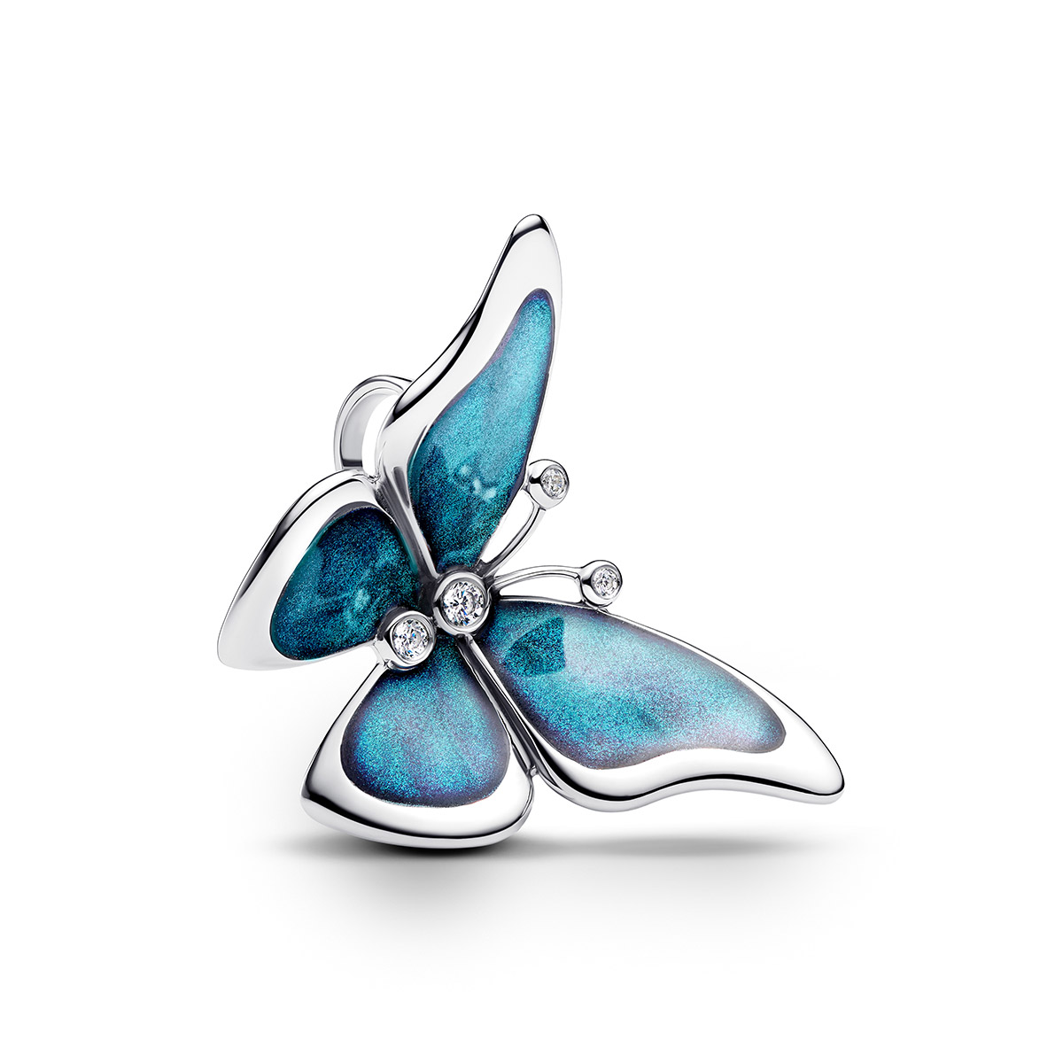 Pandora Moments charm blue butterfly 793747C01