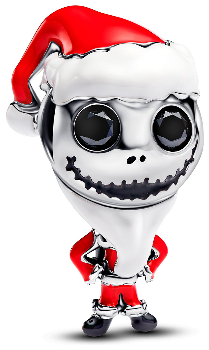 Pandora Disney Jack Skellington christmas charm 793979C01 ...
