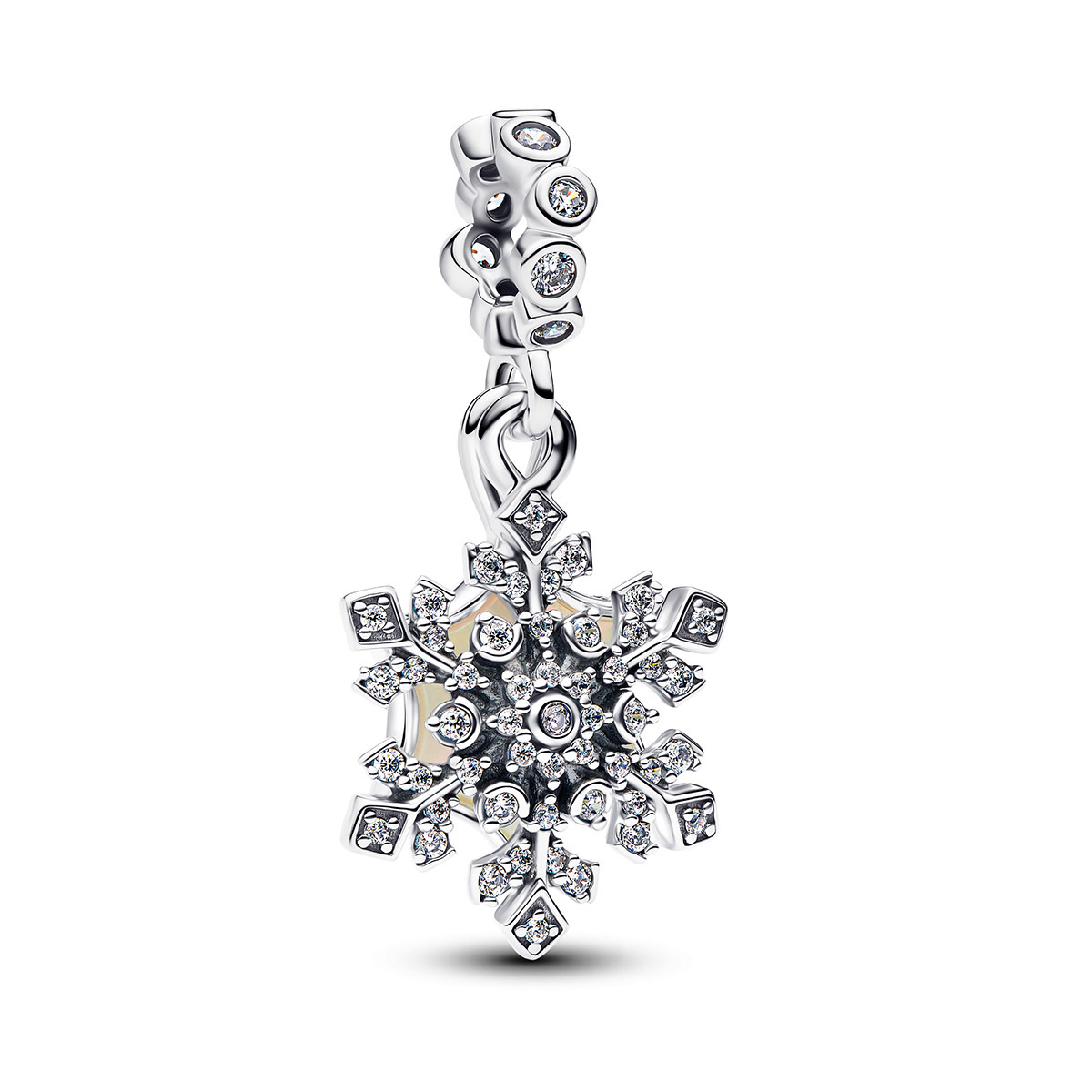 Pandora Moments Silver Snowflake Double Charm 794142C01