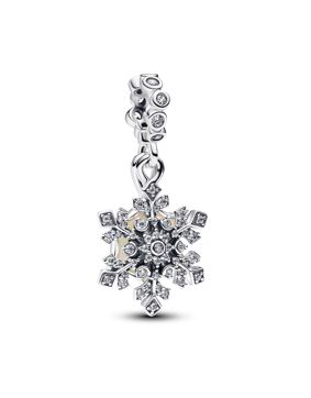 Pandora Moments Silver Snowflake Double Charm 794142C01
