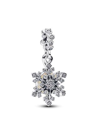 Pandora Moments Silver Snowflake Double Charm 794142C01