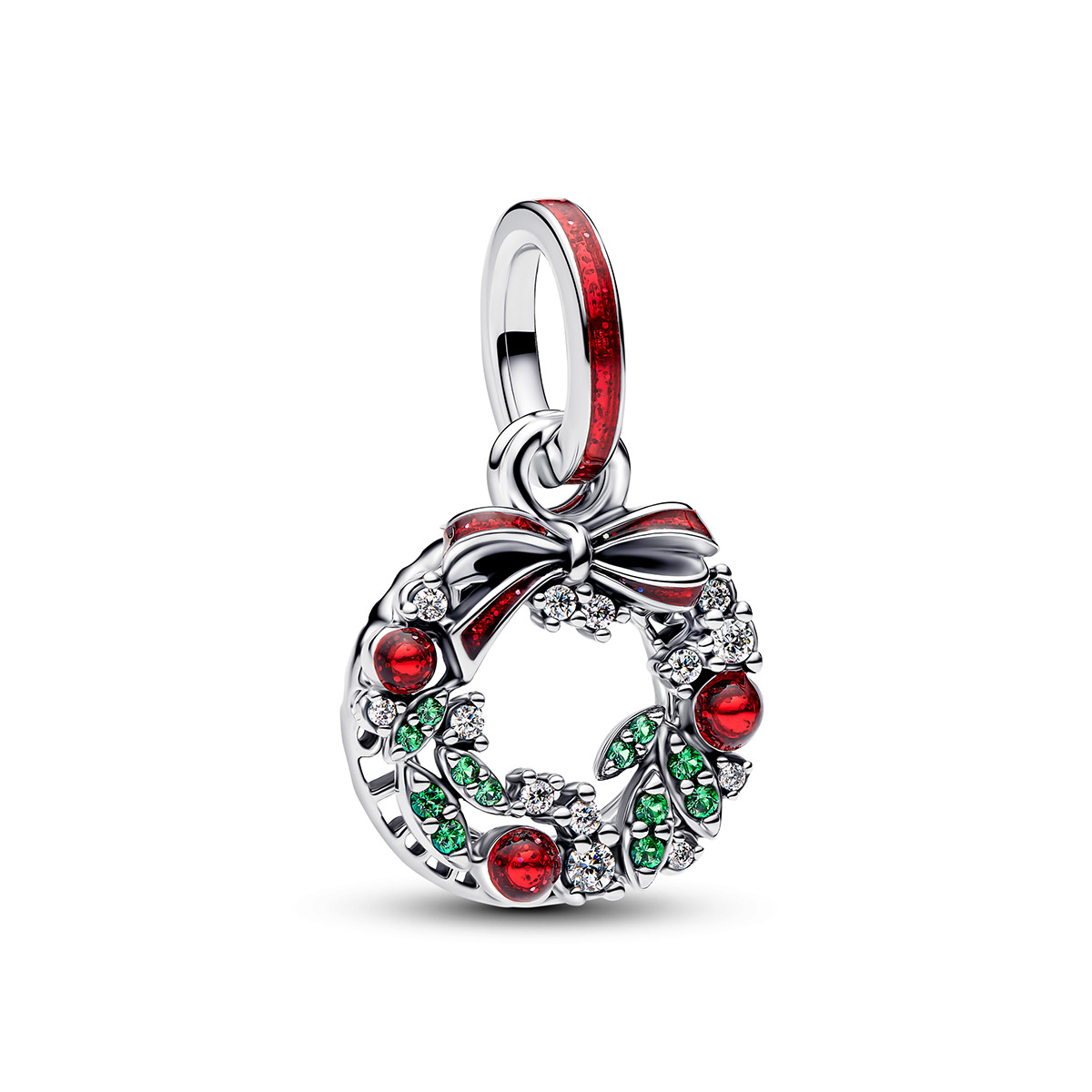Pandora Moments Christmas Wreath Charm 794238C01