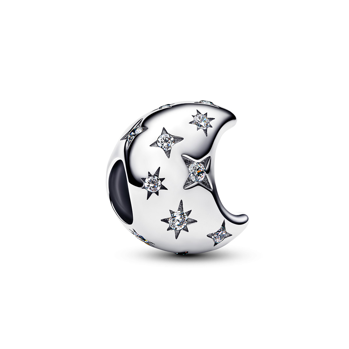 Pandora Moments Silver Crescent Moon Charm 794254C01