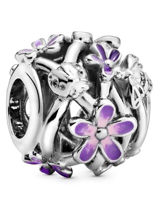 Pandora Charm Openwork Purple Daisy 798772C02
