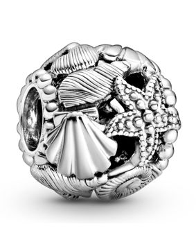 Pandora Openwork Starfish, Shells & Hearts charm 798950C00