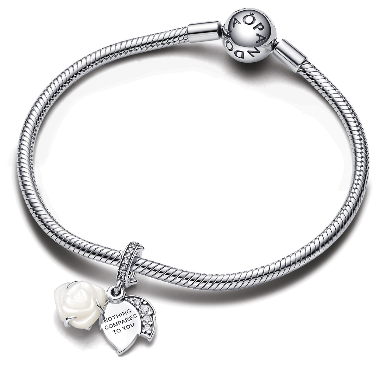 Mother Daughter Mother And Son Pandora Bracelet Silver Charm Chain