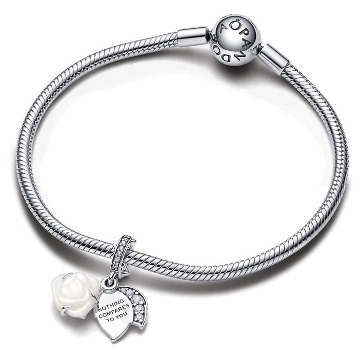 Mother Daughter Mother And Son Pandora Bracelet Silver Charm Chain