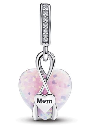 Pandora Moments Mum Opalescent Heart charm 793202C01