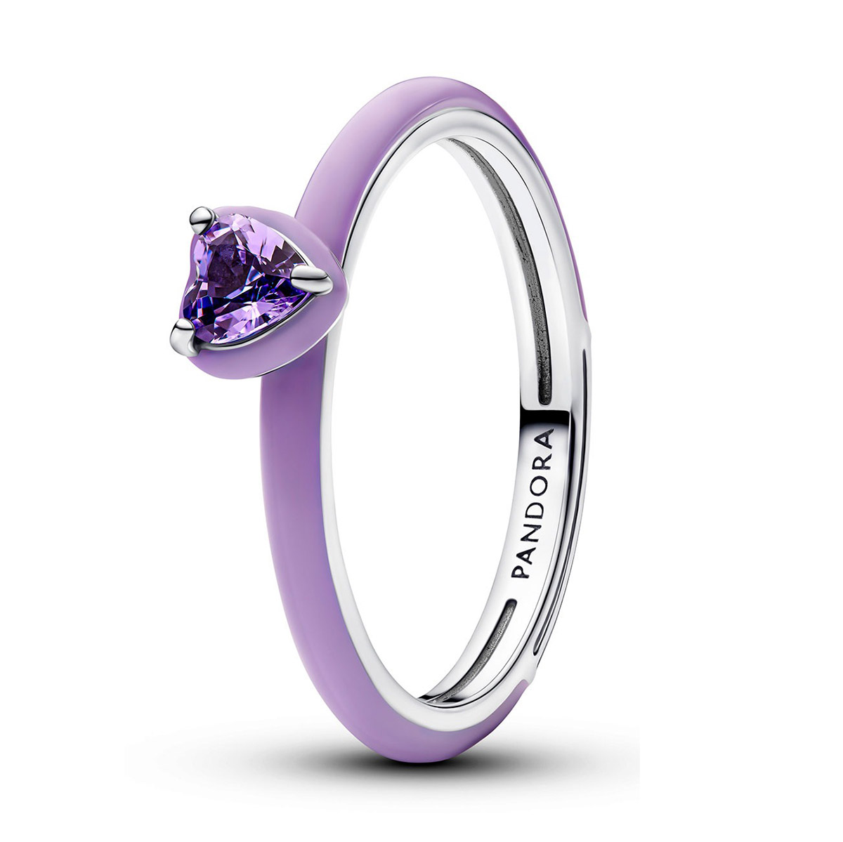 Pandora ME silver ring purple 193088C04
